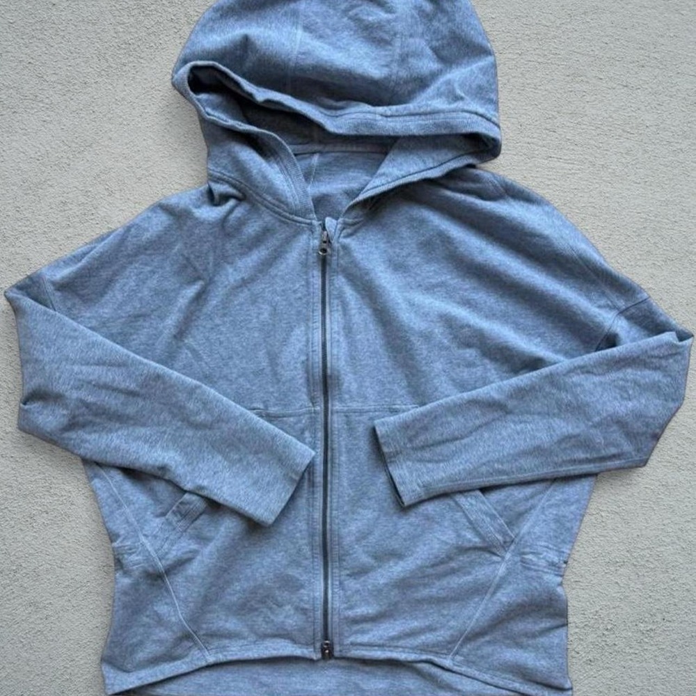 Lululemon Gray Heather Zip Up Hoodie Women's XS Athleisure